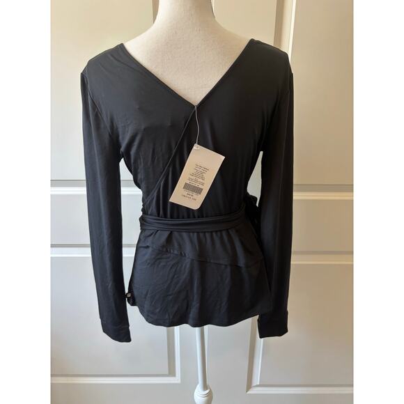 NWT Fabletics Athletic Long Sleeve Heather Top - Picture 3 of 6